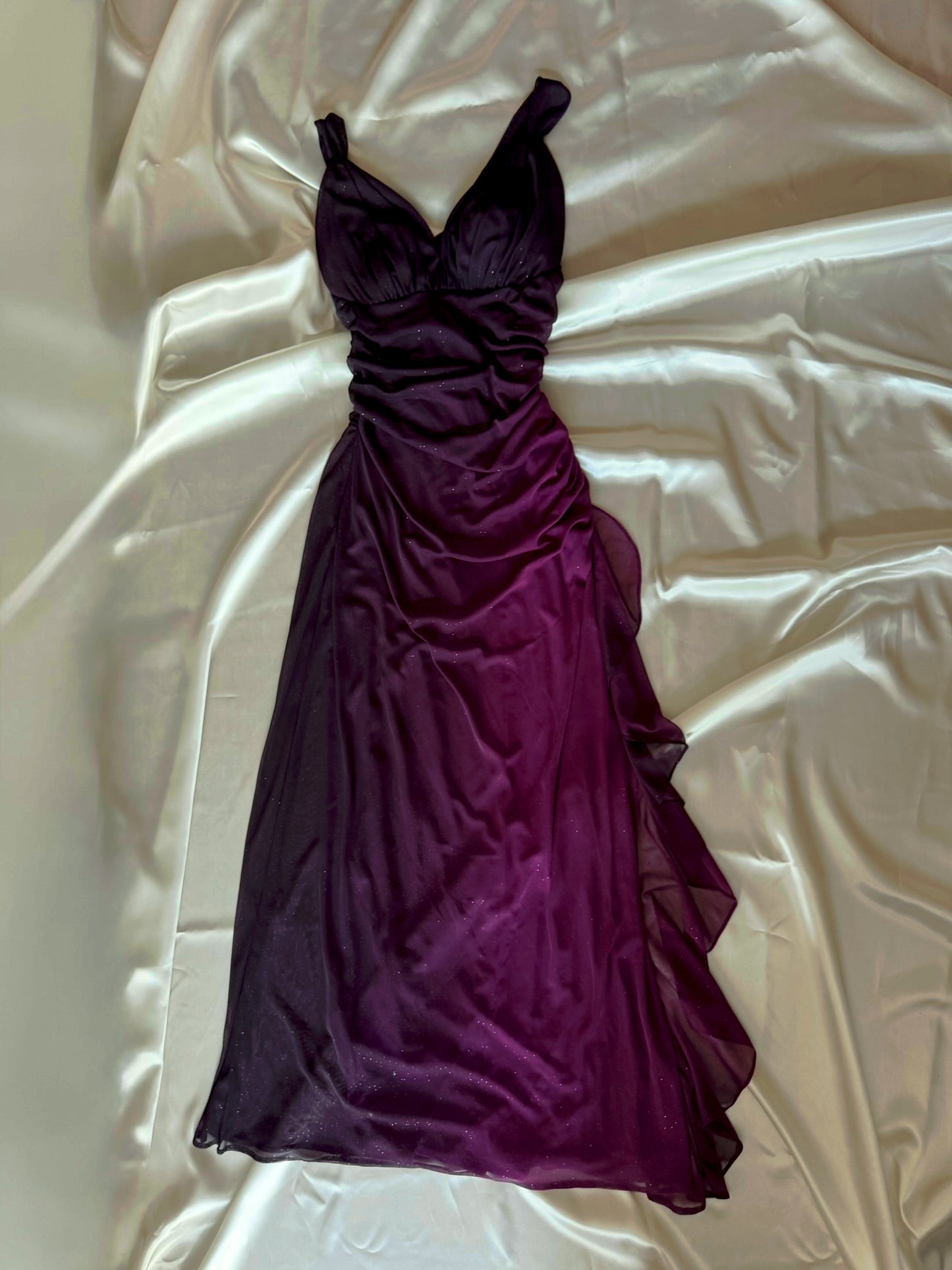 Sparkly Ombre Purple Vintage Dress