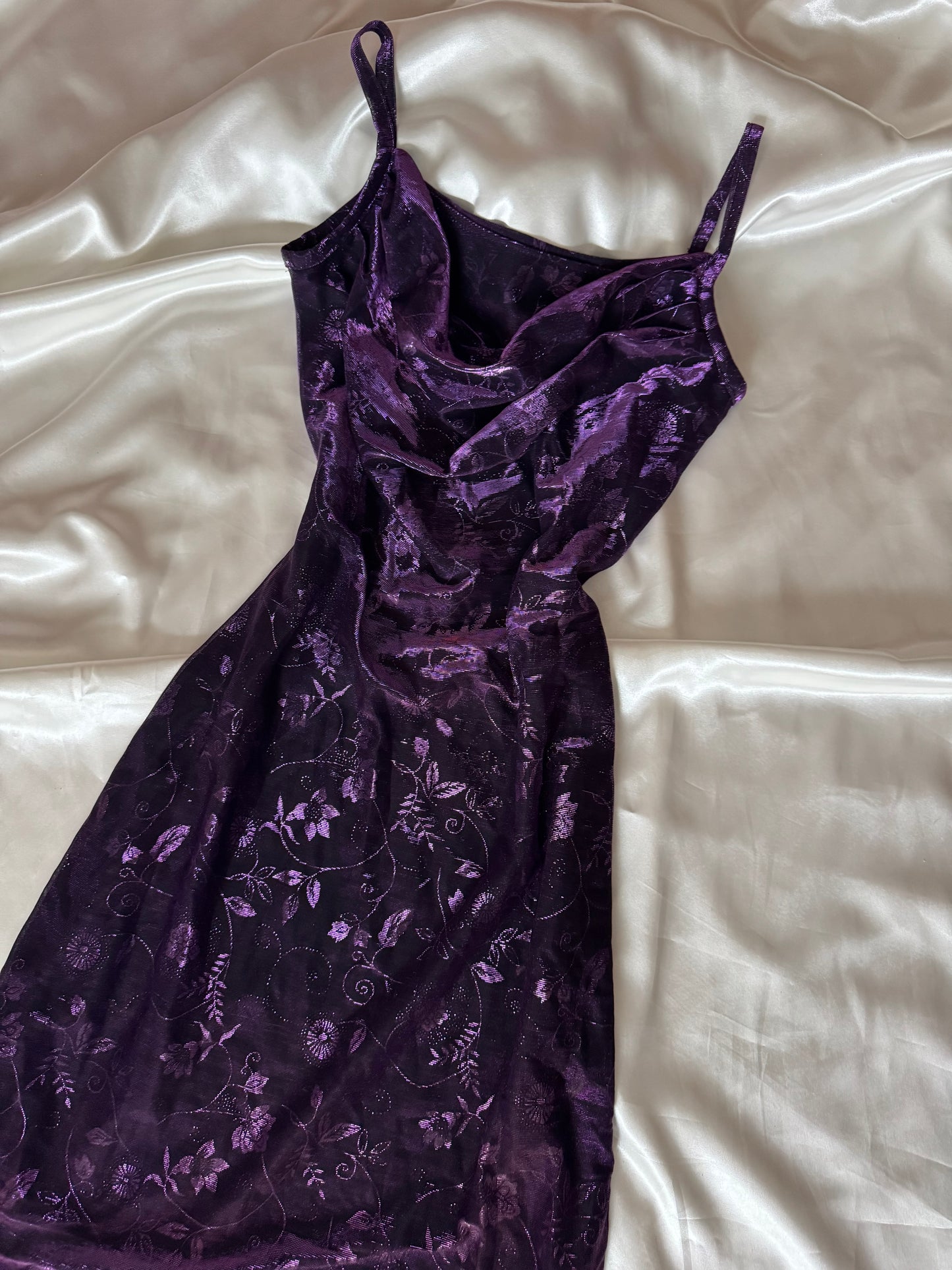 Purple Iridescent Dress