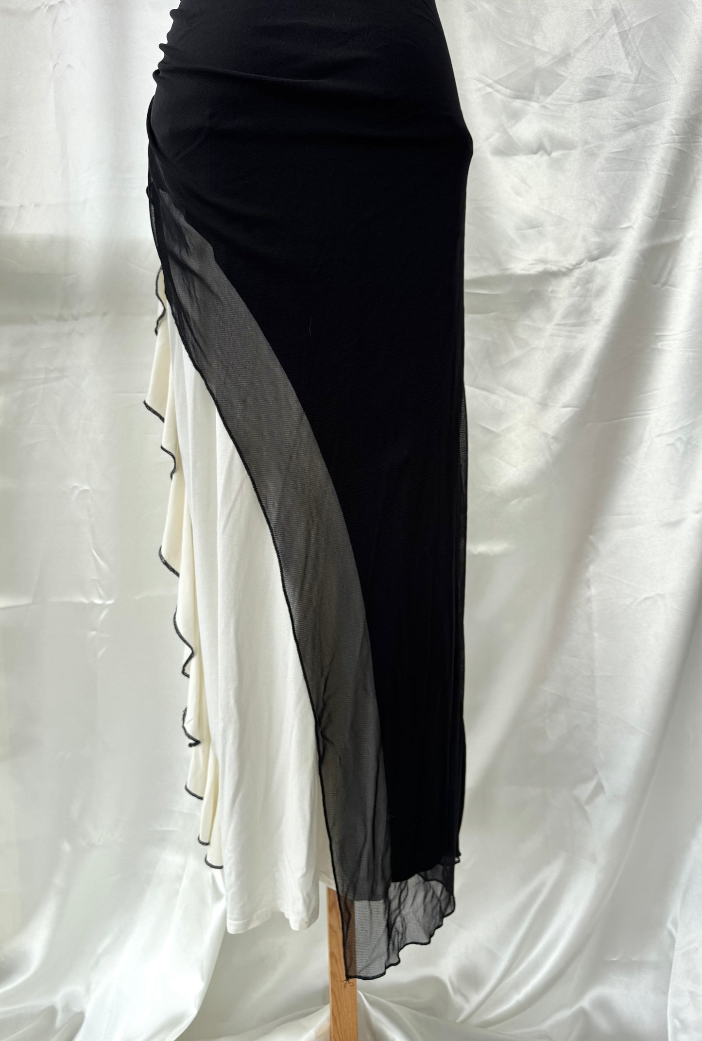 Black & White Breakfast at Tiffanys Style Vintage Dress