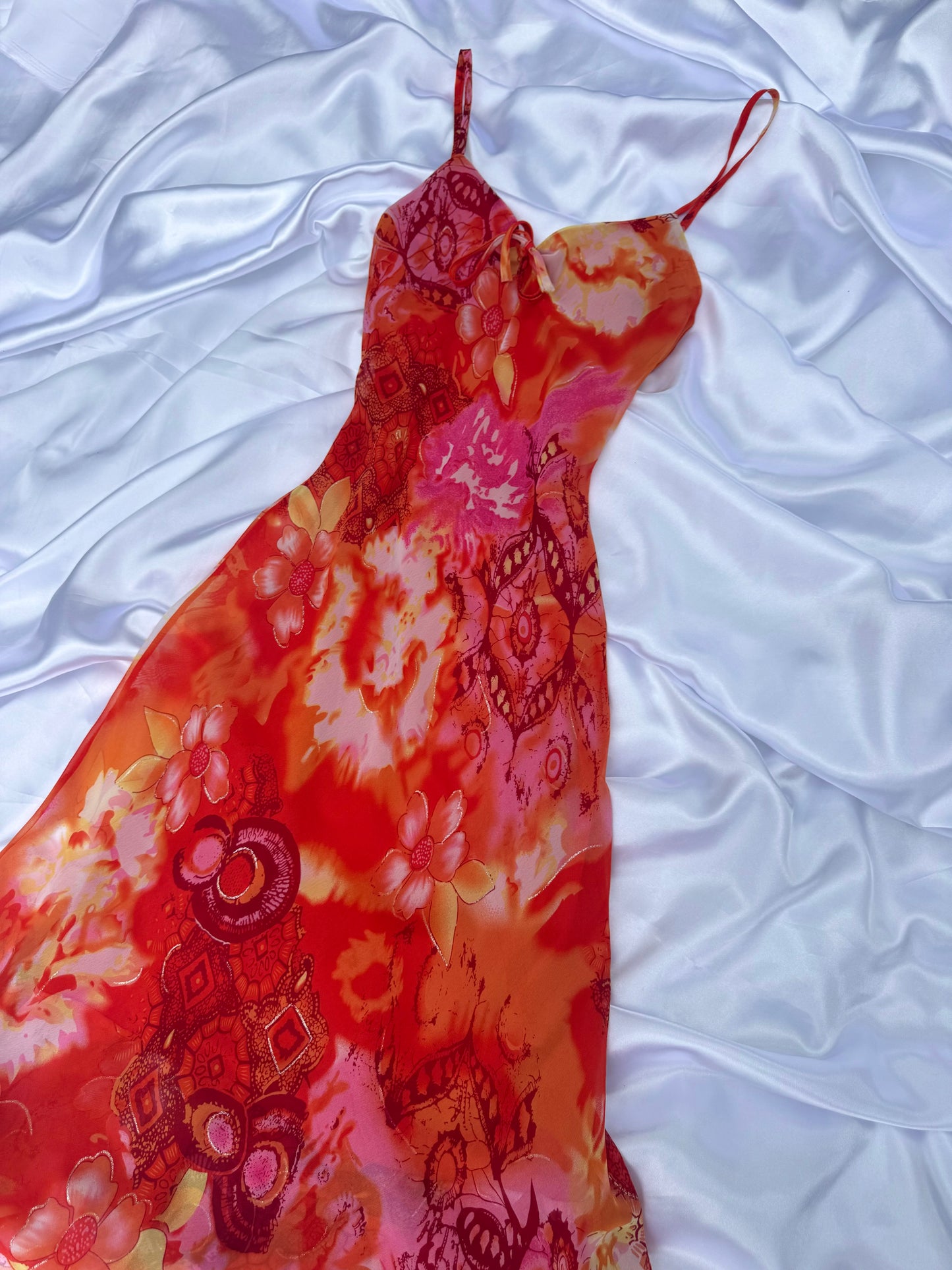 Pink & Orange Vintage Dress