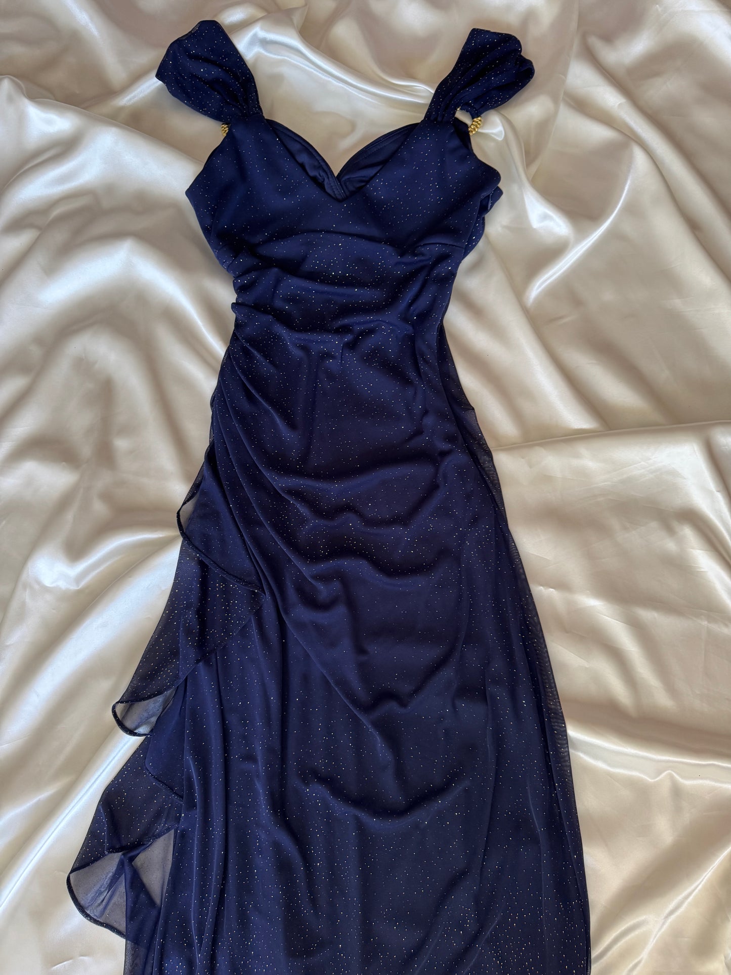 Sparkly Blue Vintage Dress