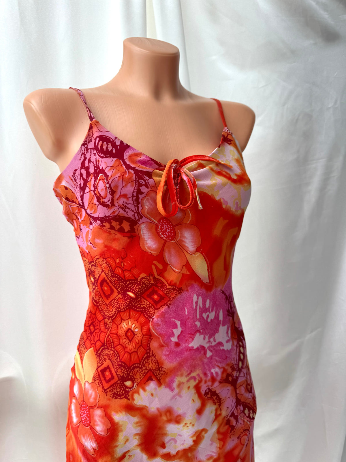 Pink & Orange Vintage Dress