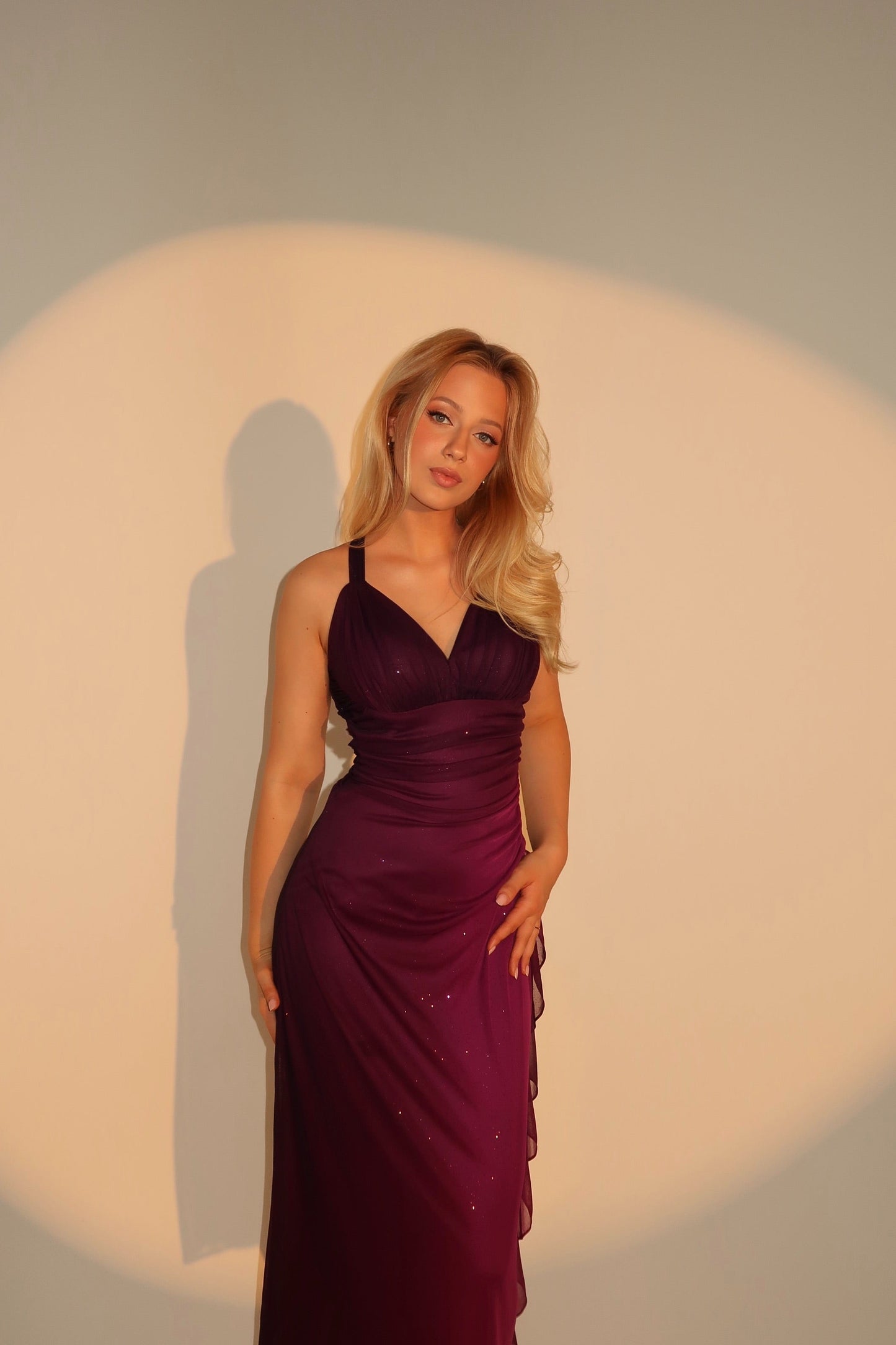 Sparkly Ombre Purple Vintage Dress