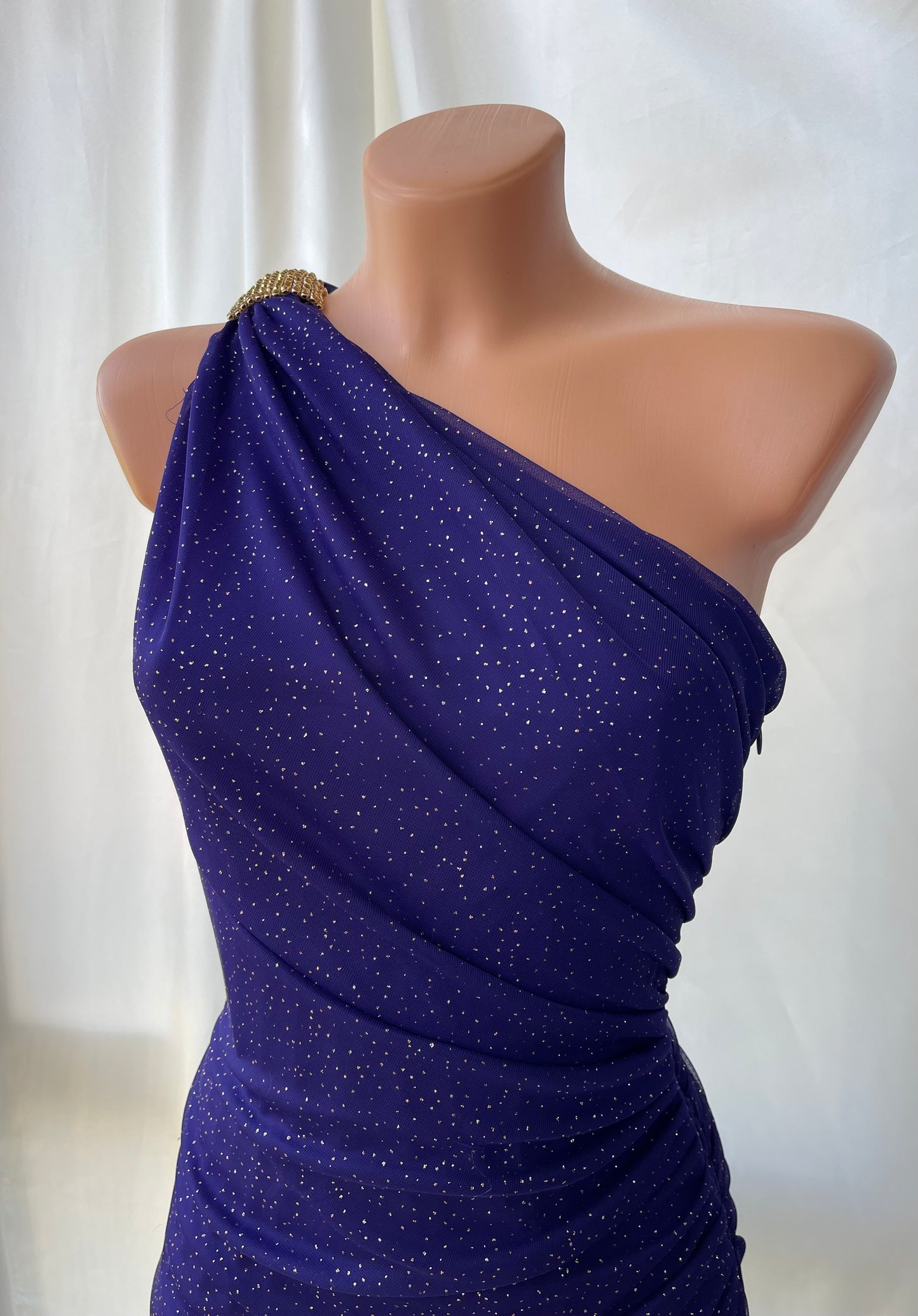 Sparkly Dark Purple Midnight Gown