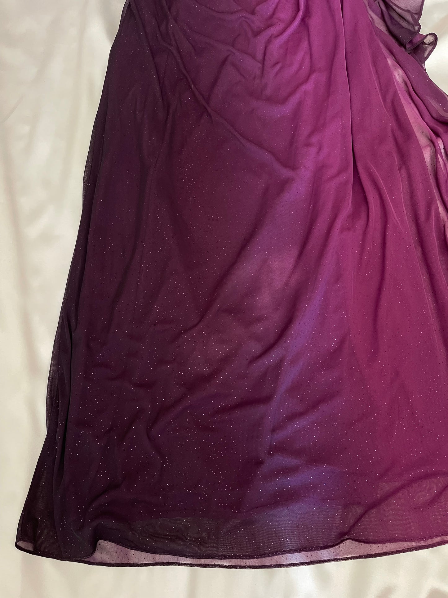 Sparkly Ombre Purple Vintage Dress