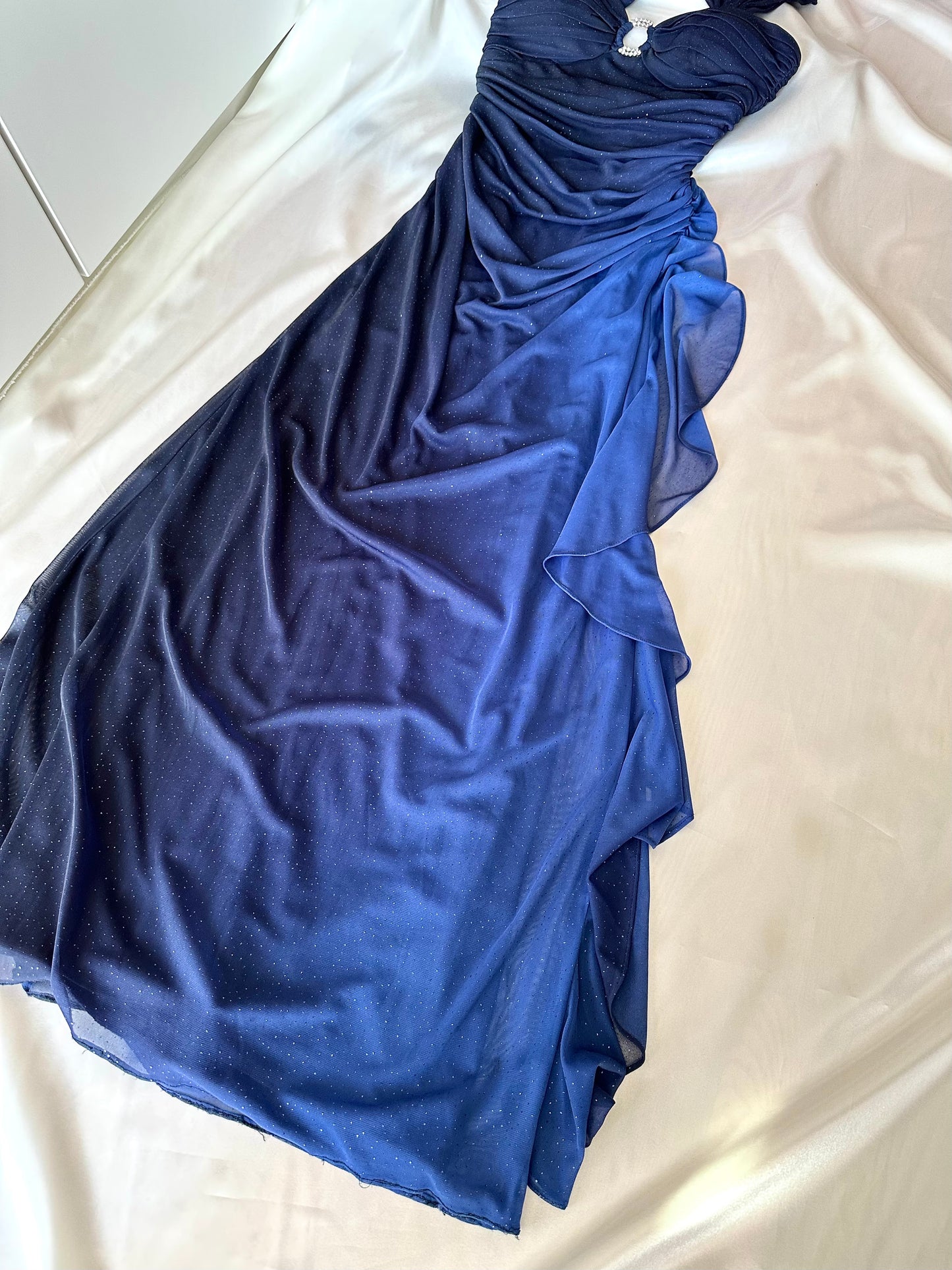 Sparkly Ombre Blue Vintage Dress
