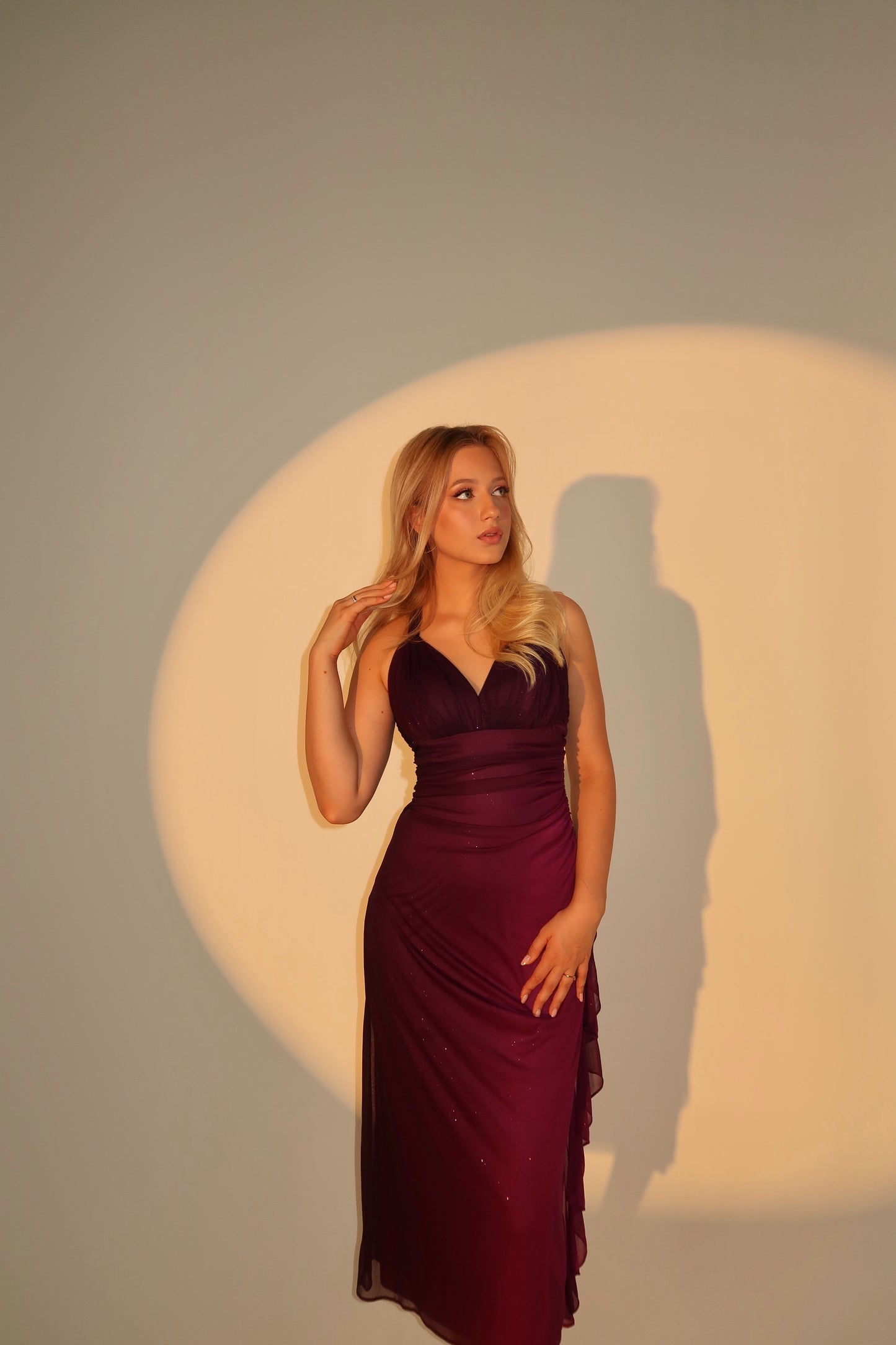 Sparkly Ombre Purple Vintage Dress