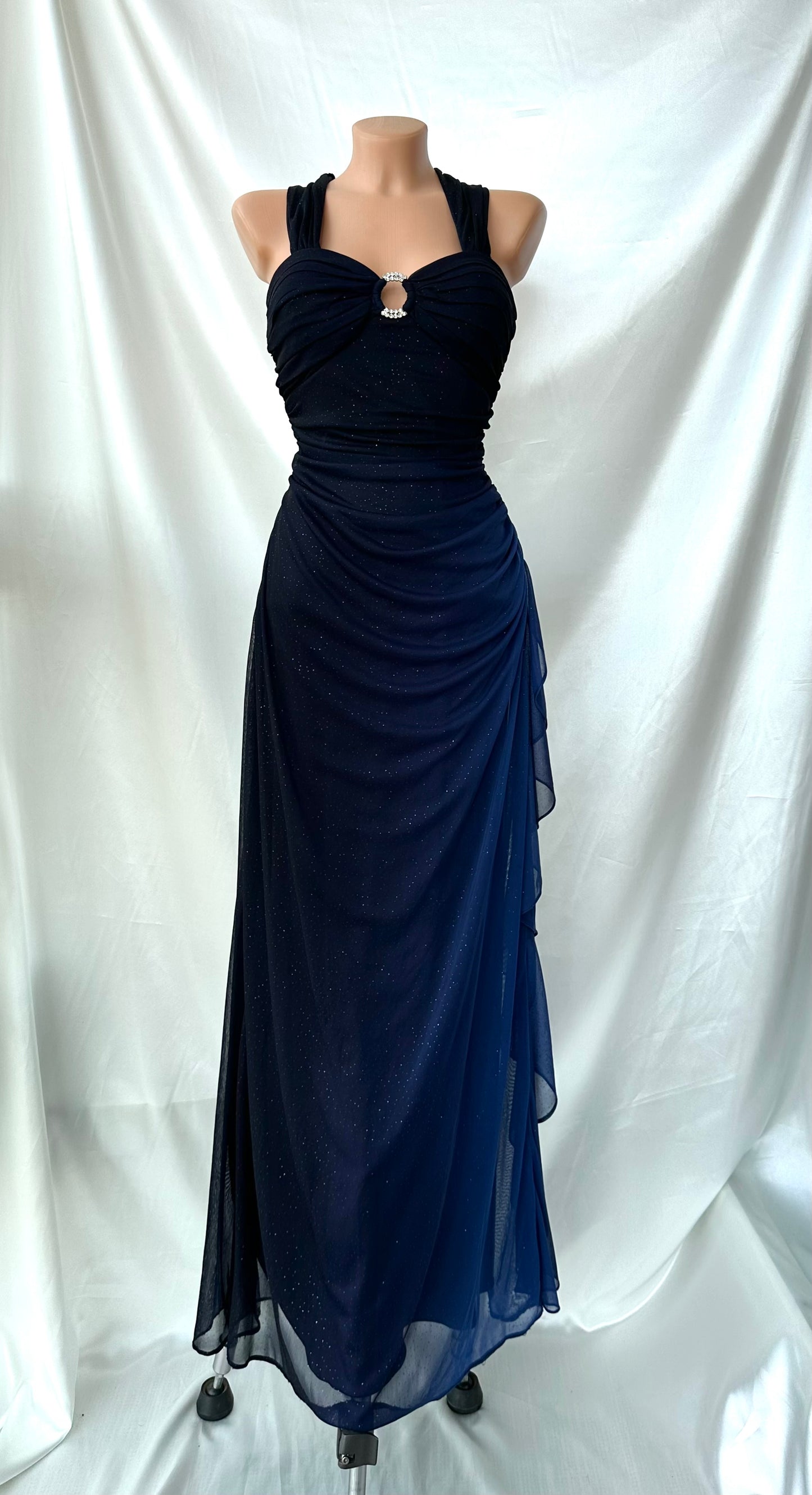 Sparkly Ombre Blue Vintage Dress