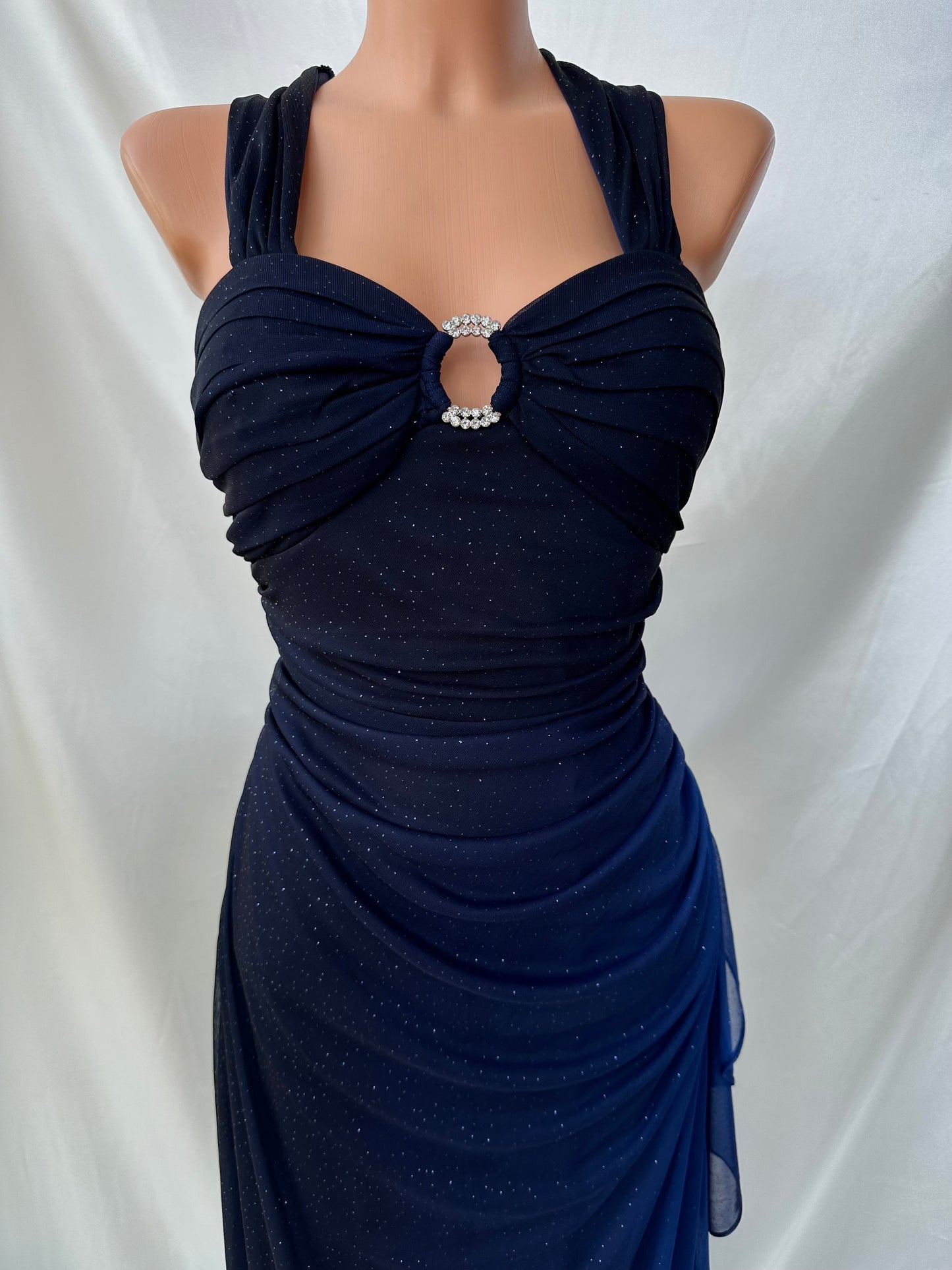 Sparkly Ombre Blue Vintage Dress
