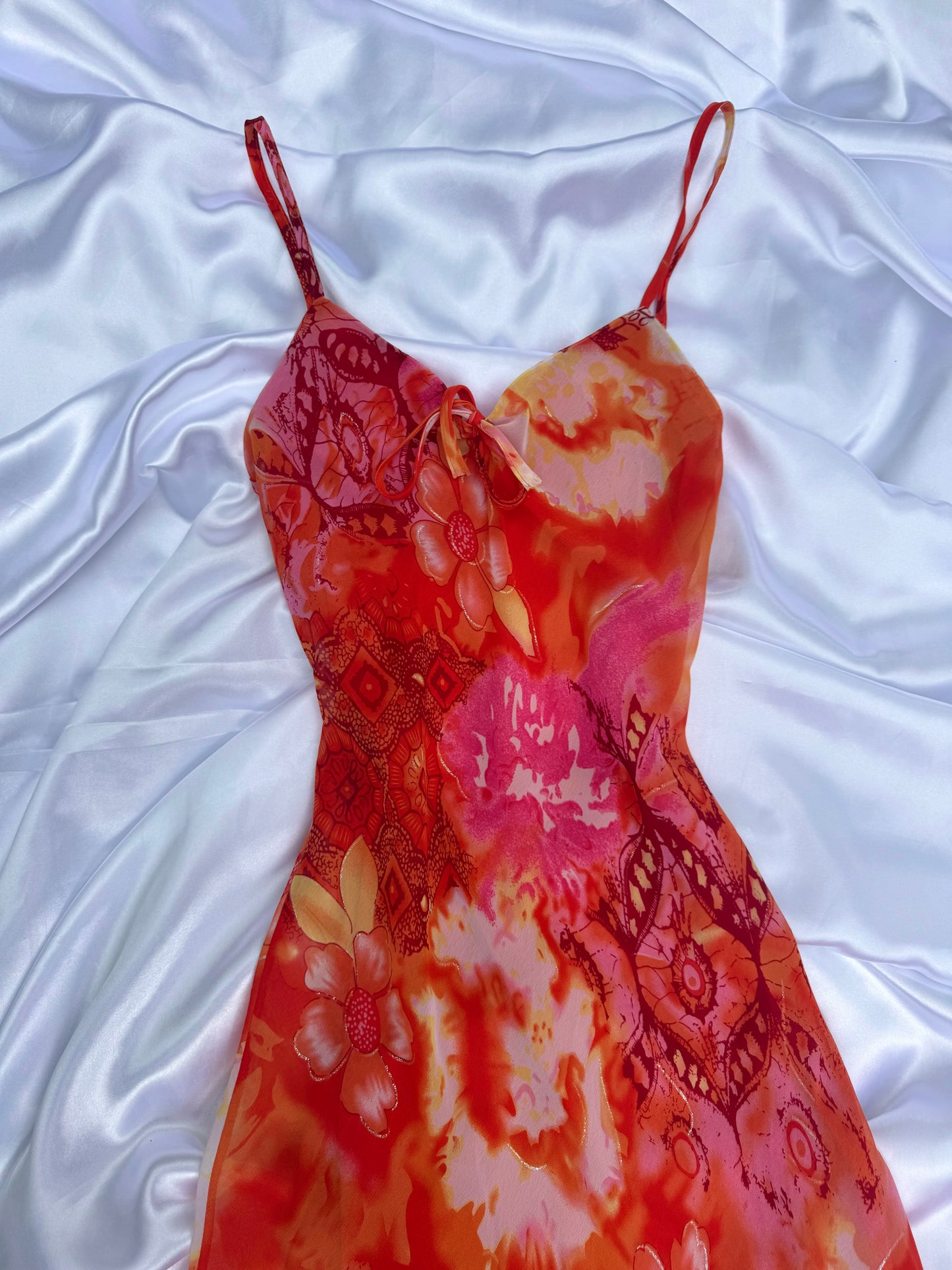 Pink & Orange Vintage Dress