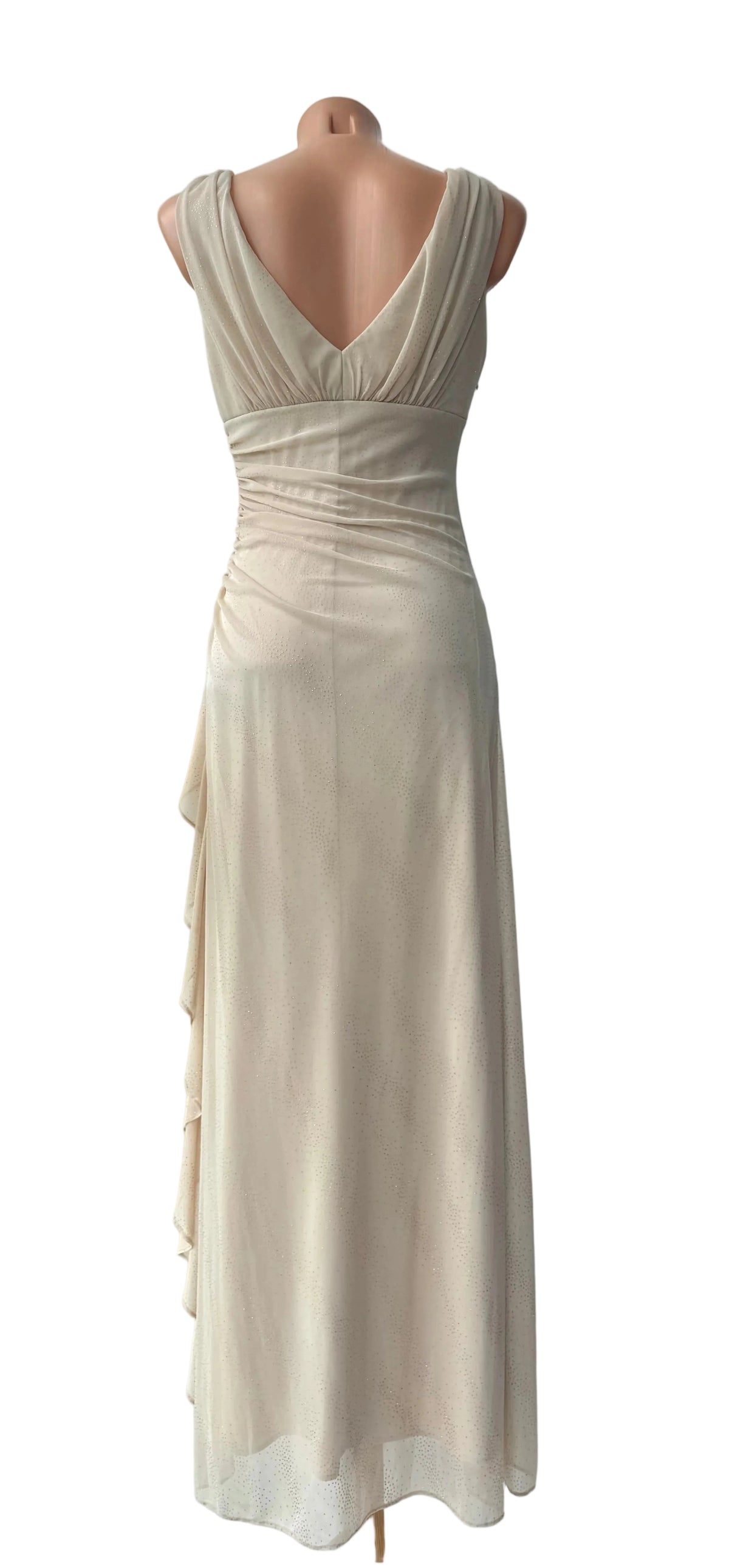 Sparkly Beige Vintage Dress