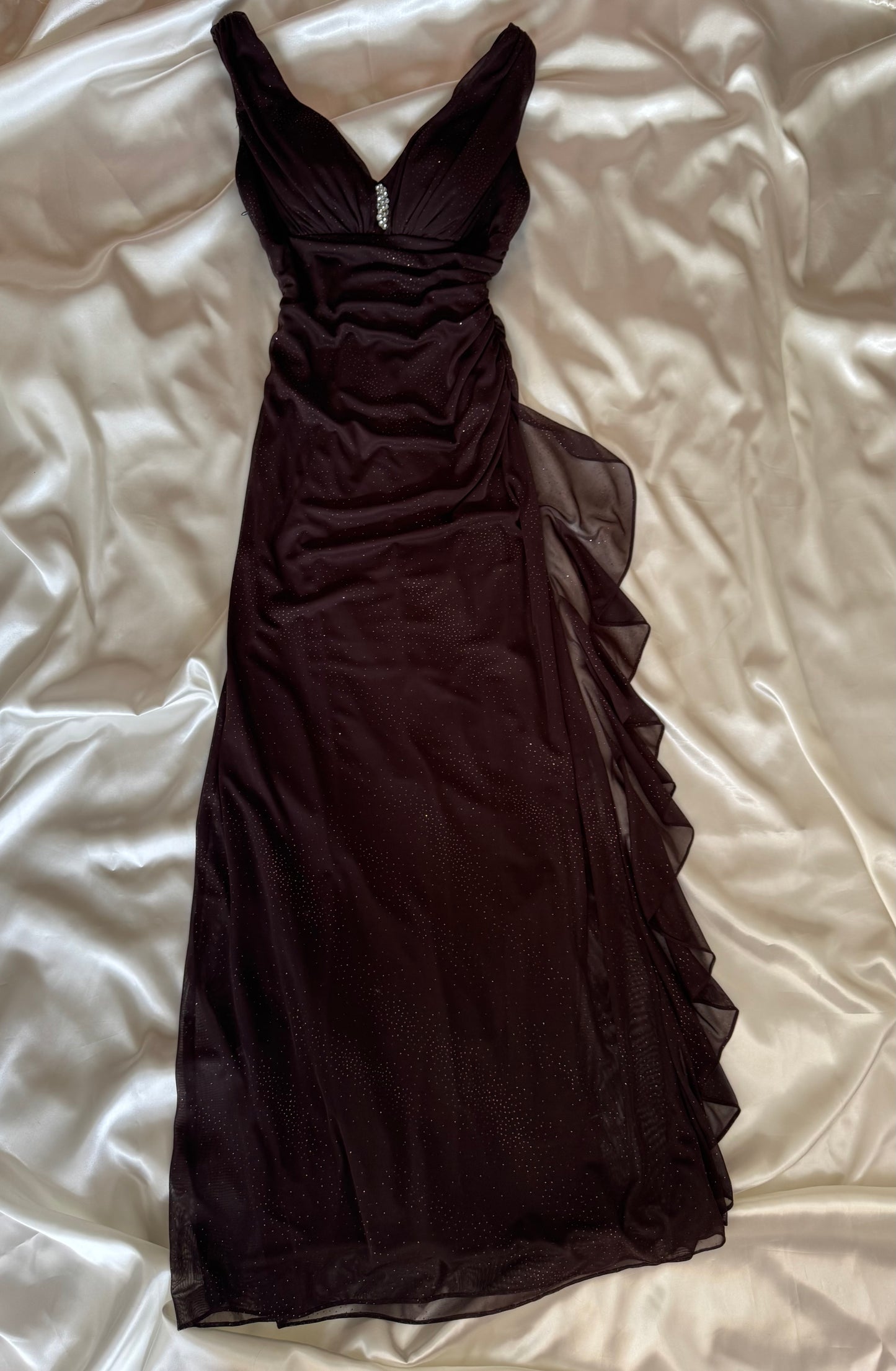 Sparkly Brown Vintage Dress