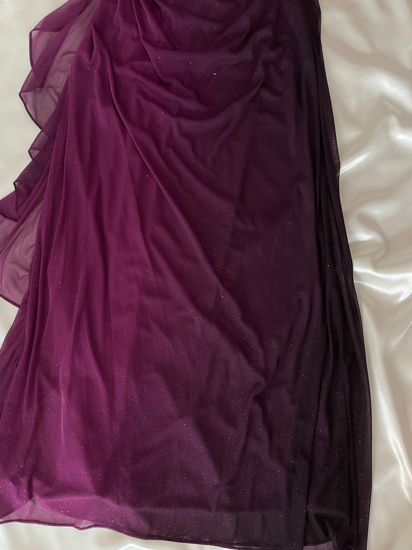 Sparkly Ombre Purple Vintage Dress