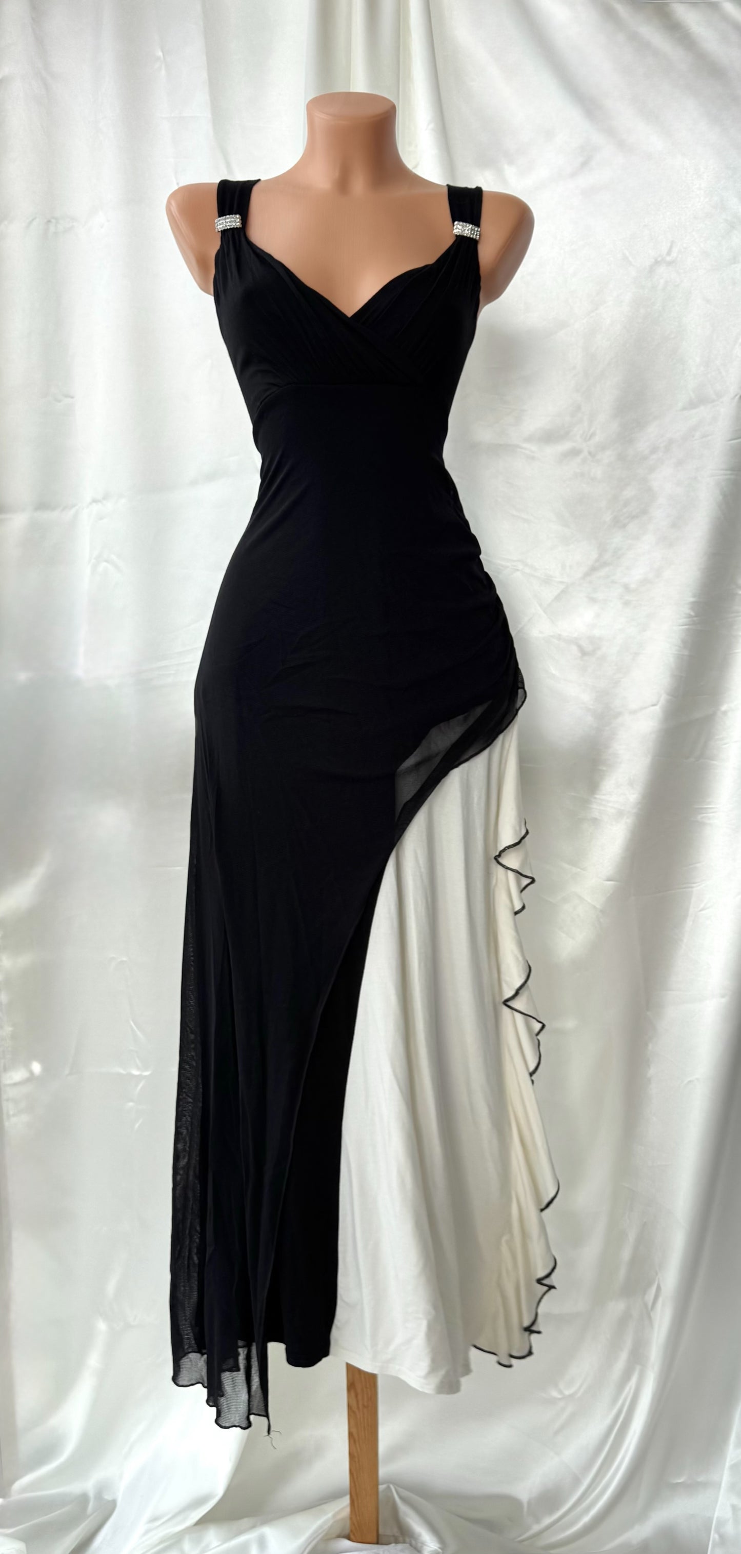 Black & White Breakfast at Tiffanys Style Vintage Dress