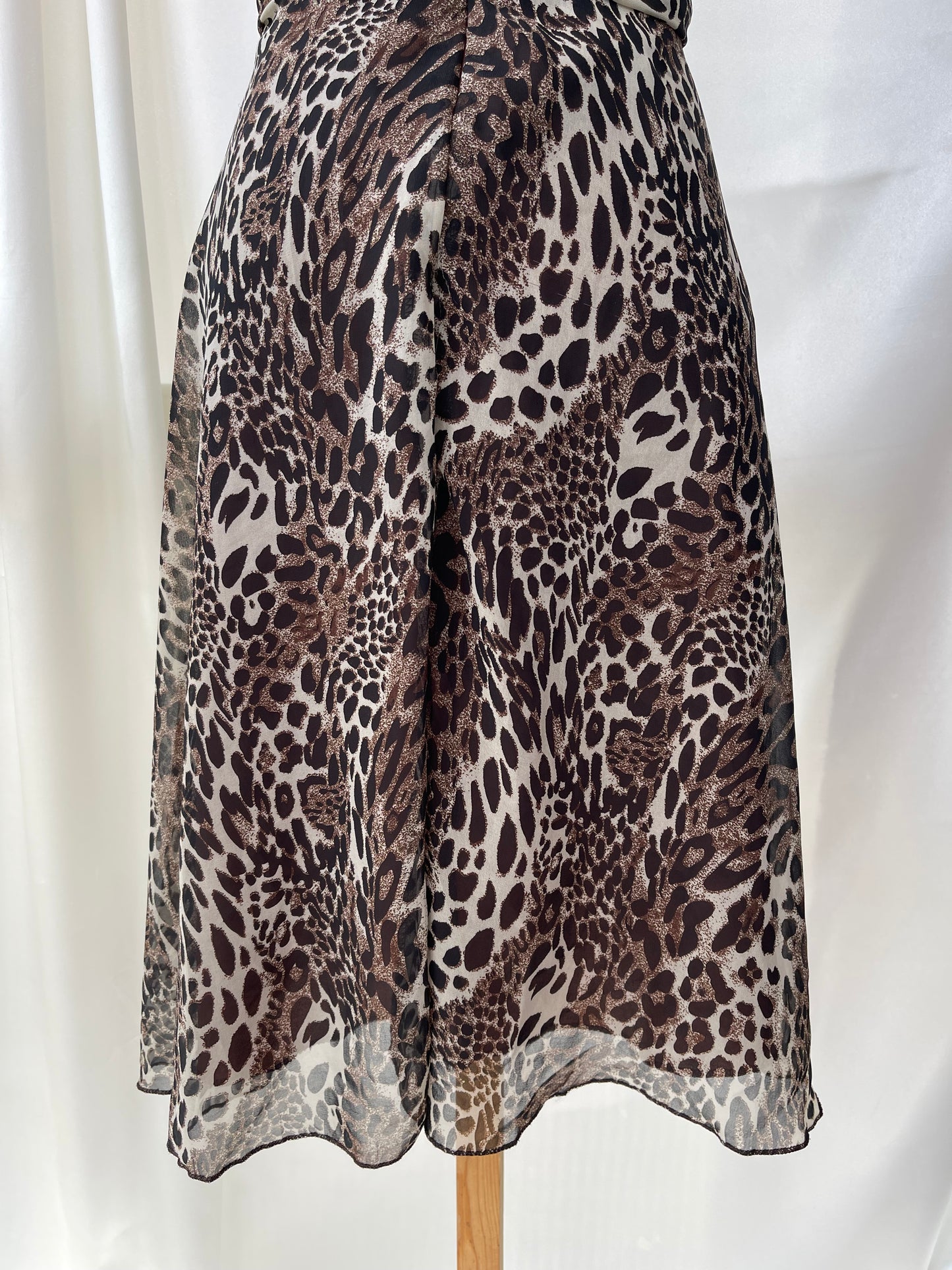 Leopard Panther Print Mini Dress