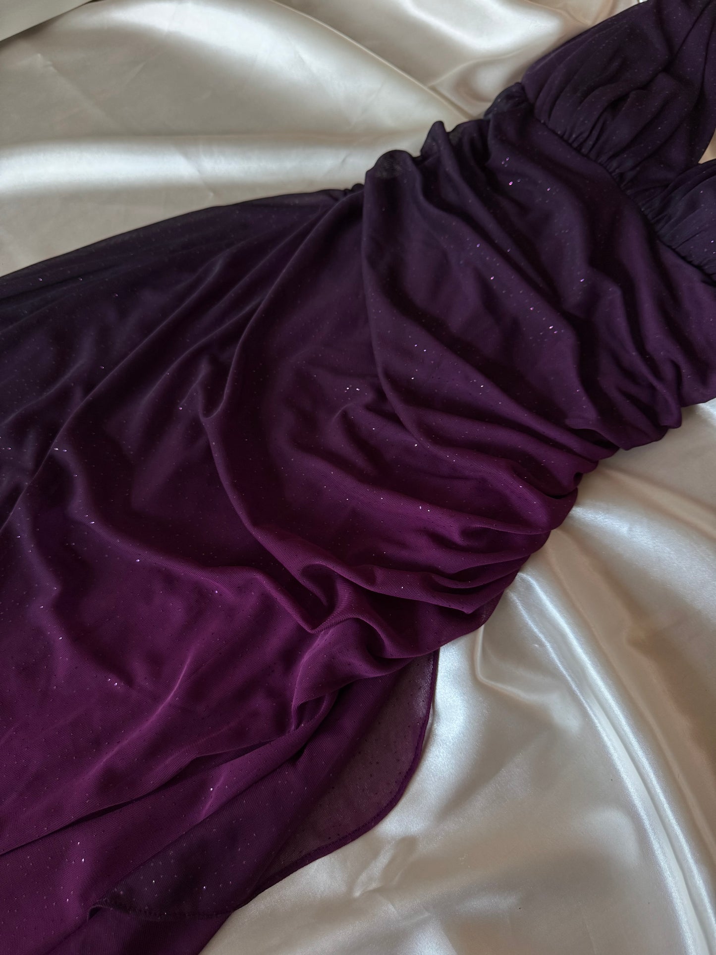 Sparkly Ombre Purple Vintage Dress