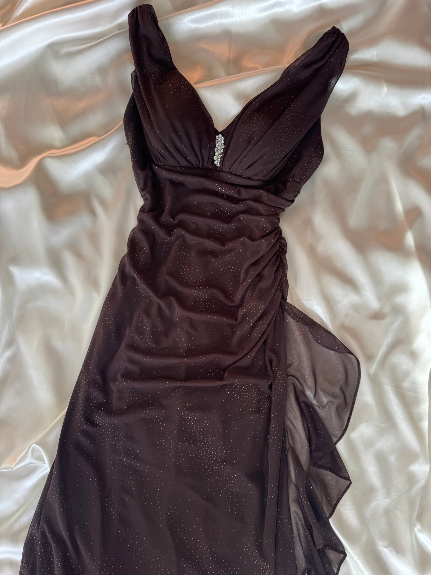 Sparkly Brown Vintage Dress