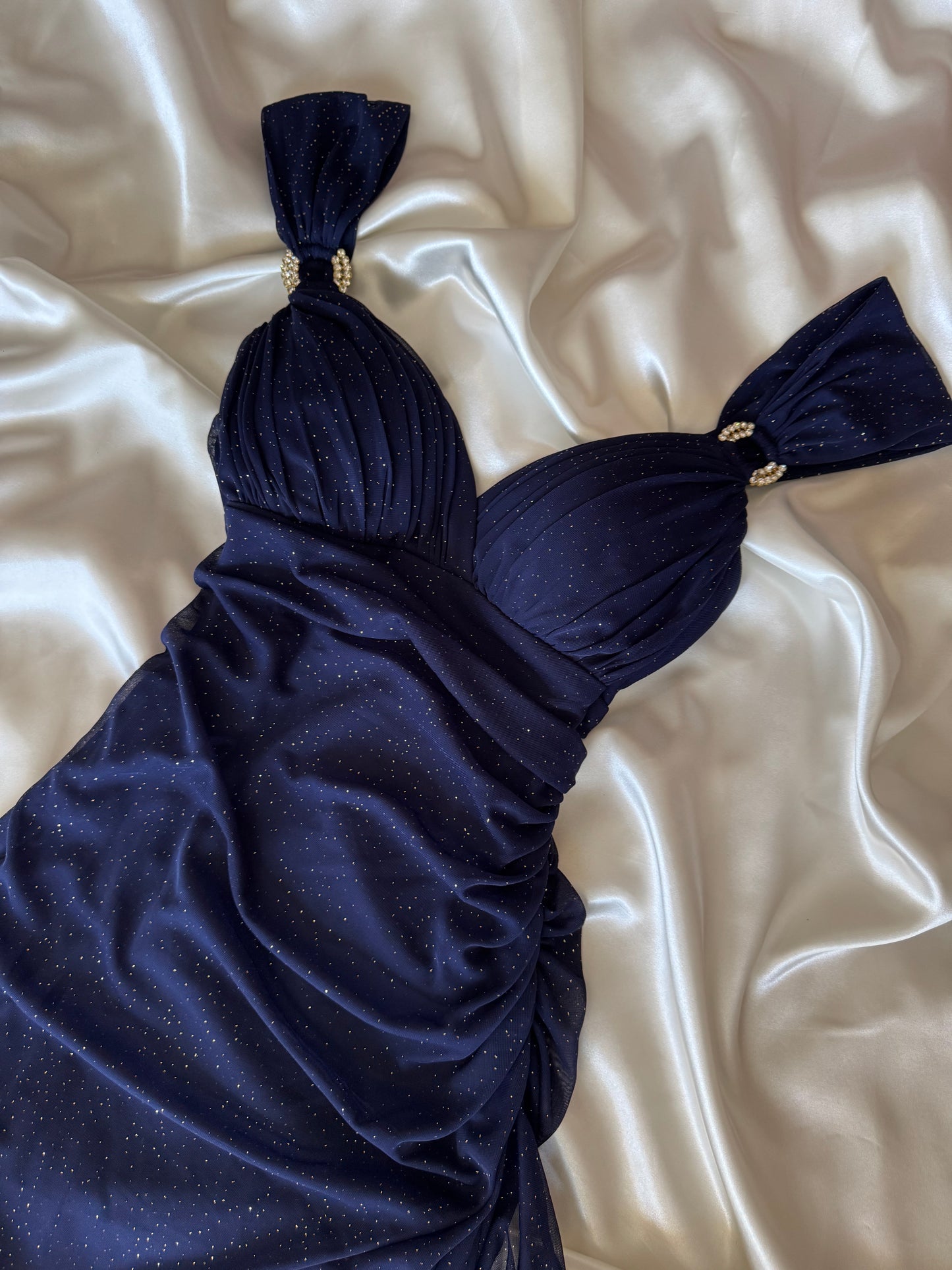 Sparkly Blue Vintage Dress