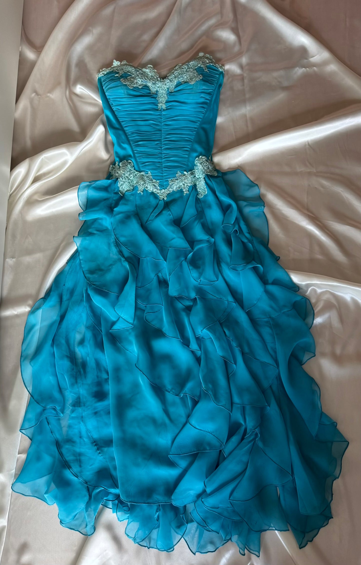 Catwalk Collection London Blue Corset Dress