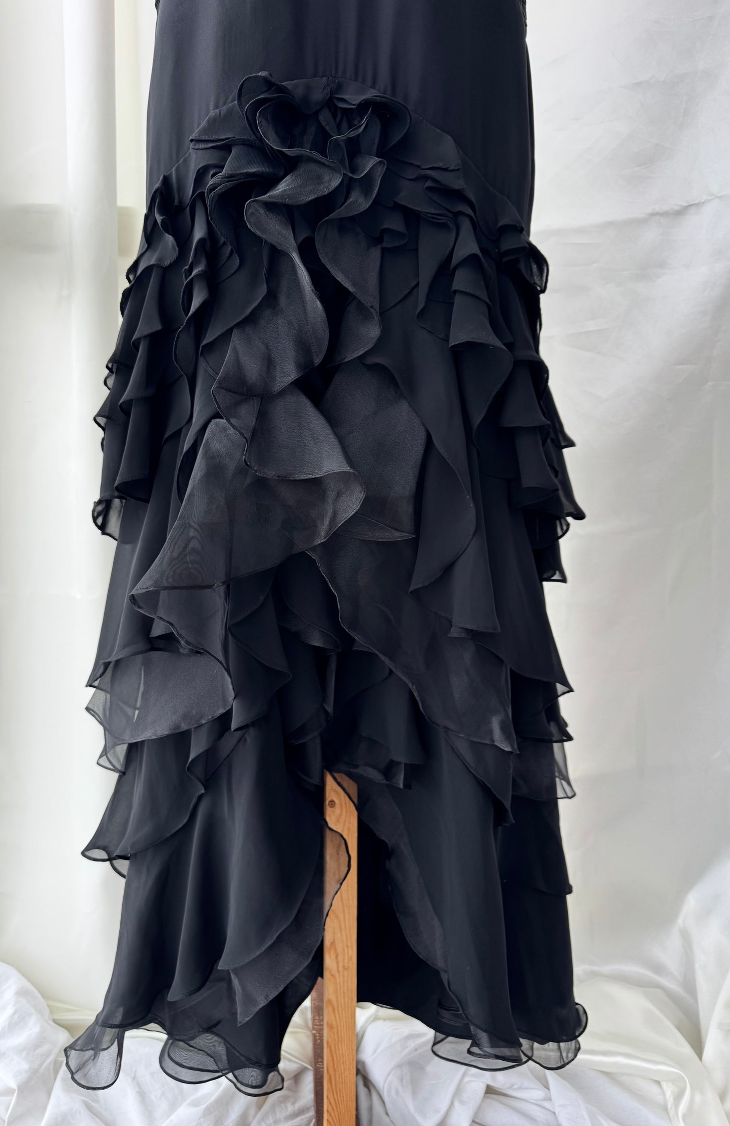 Spectacular Black Beaded Long dress