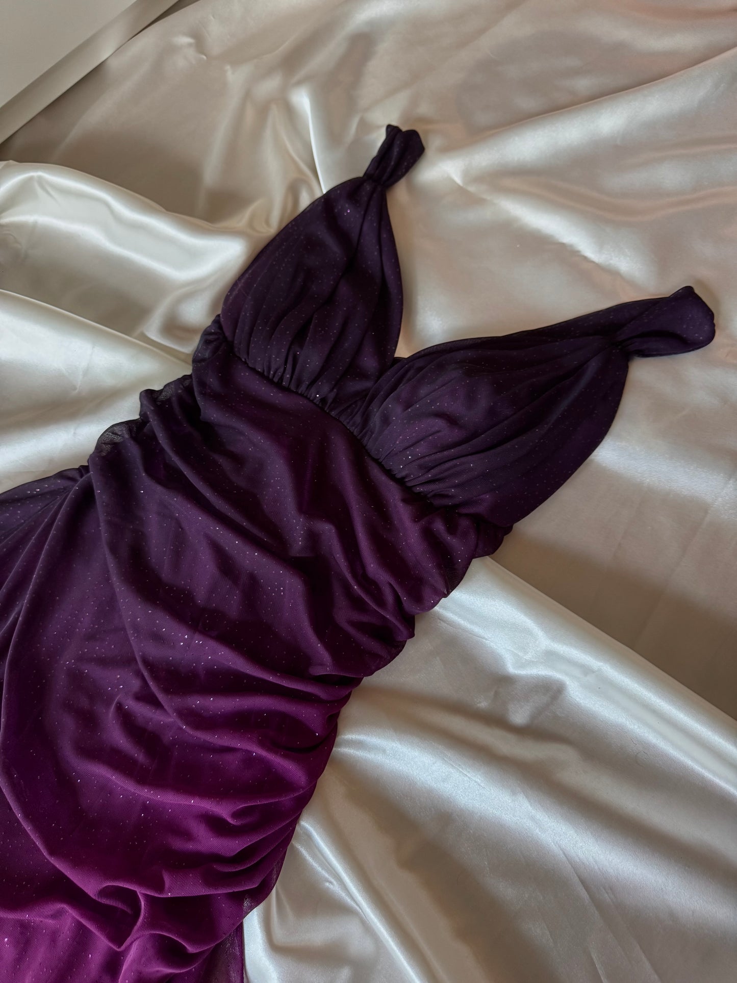 Sparkly Ombre Purple Vintage Dress
