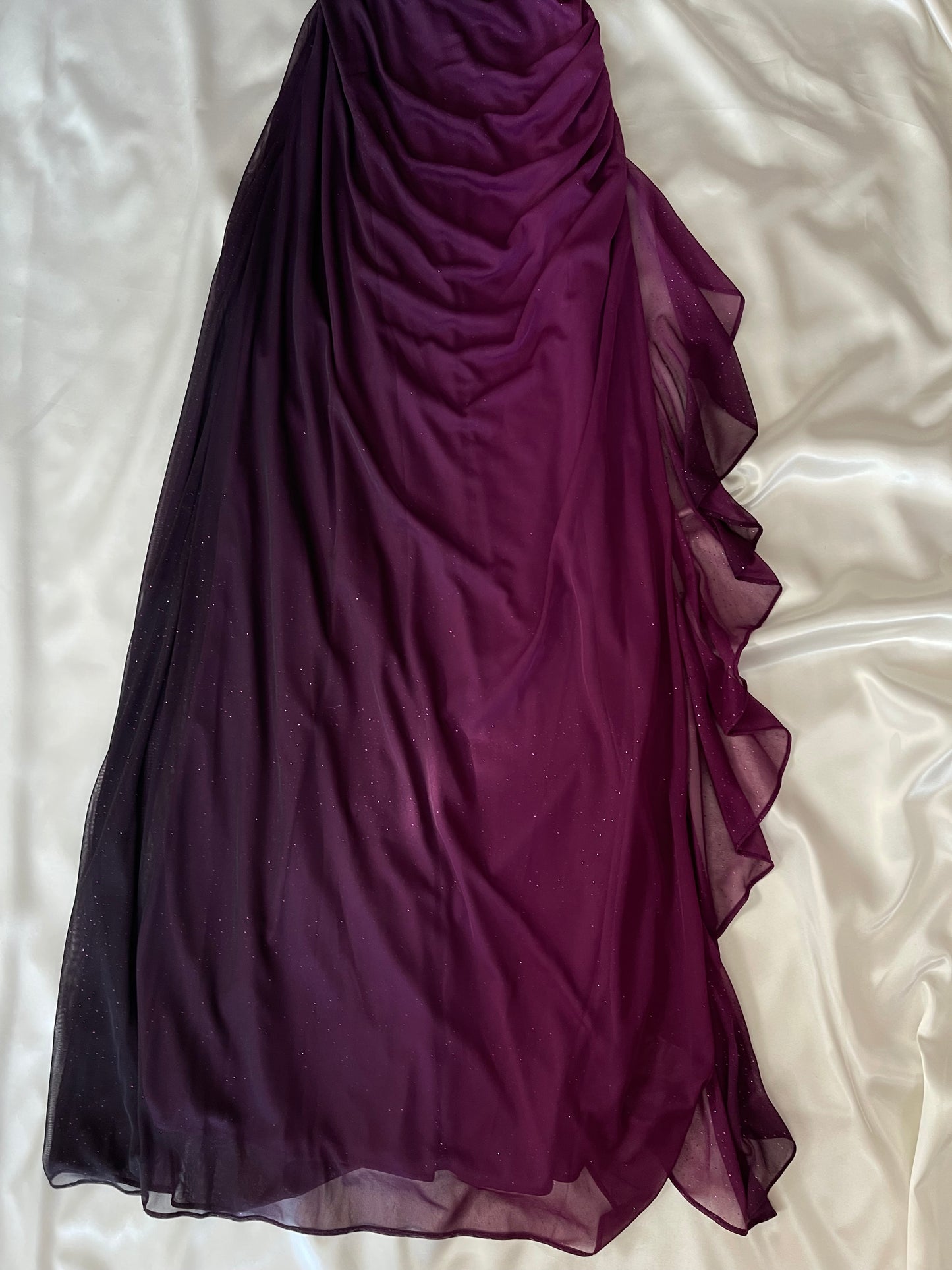 Sparkly Ombre Purple Vintage Dress