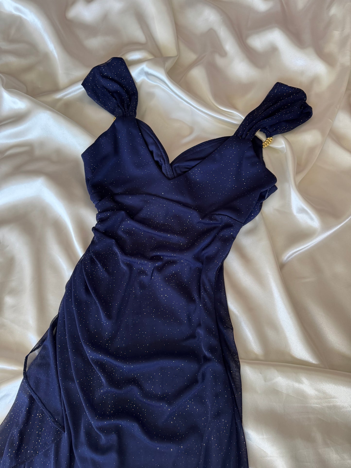 Sparkly Blue Vintage Dress