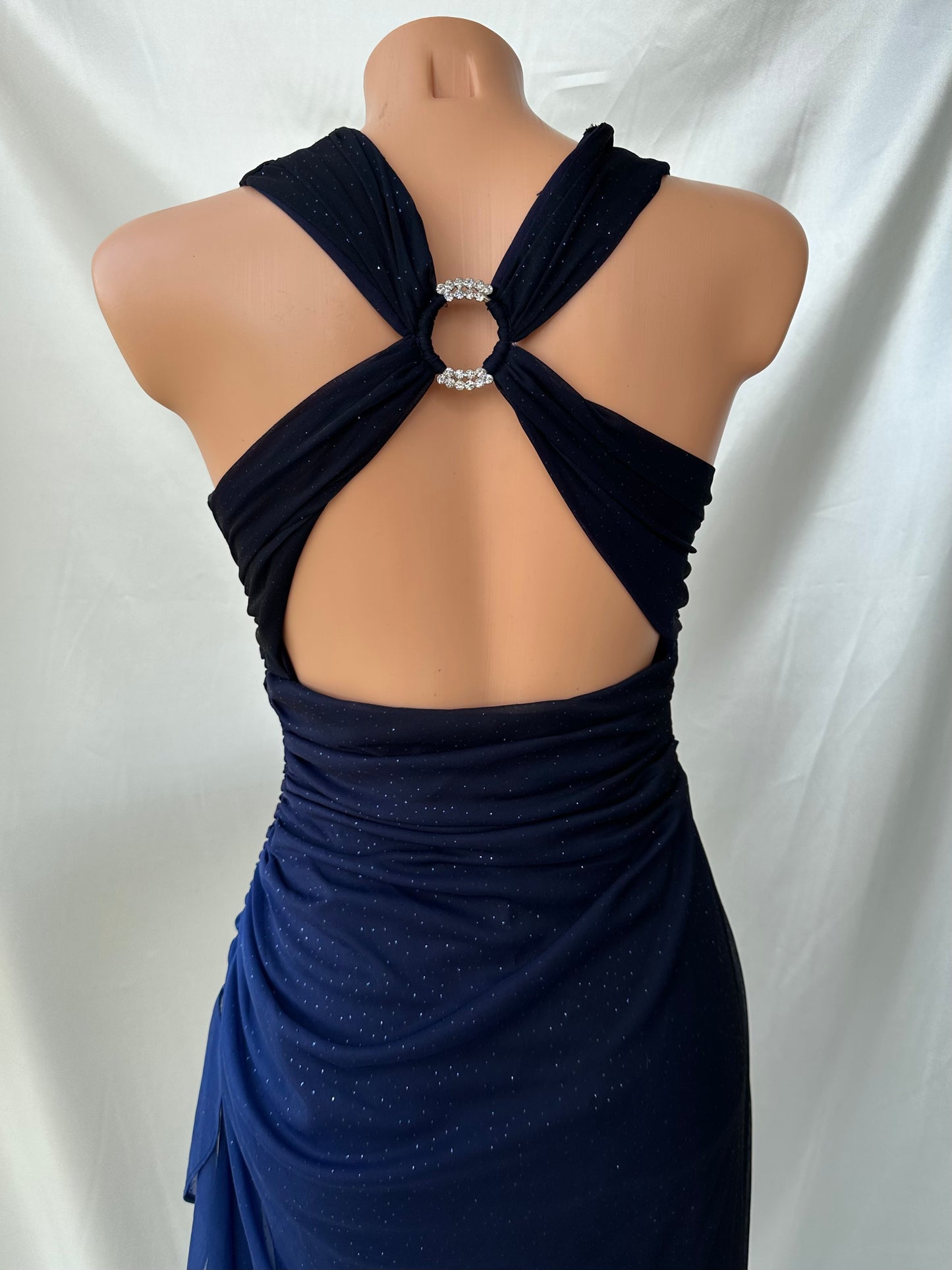 Sparkly Ombre Blue Vintage Dress
