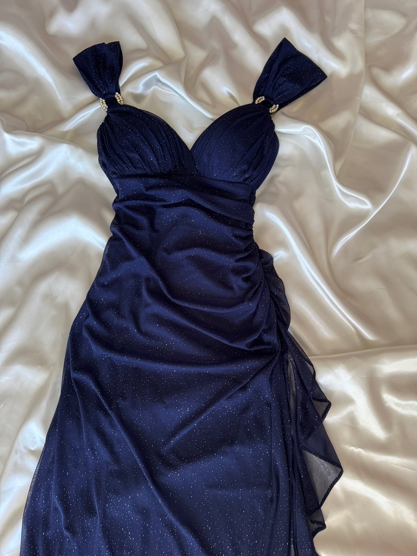 Sparkly Blue Vintage Dress