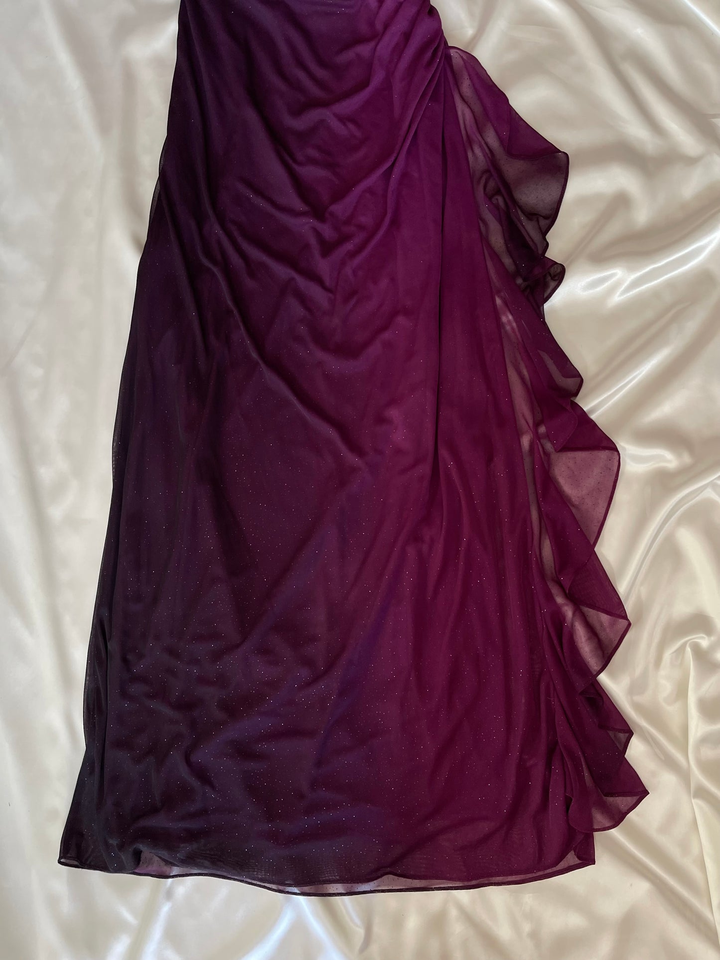 Sparkly Ombre Purple Vintage Dress