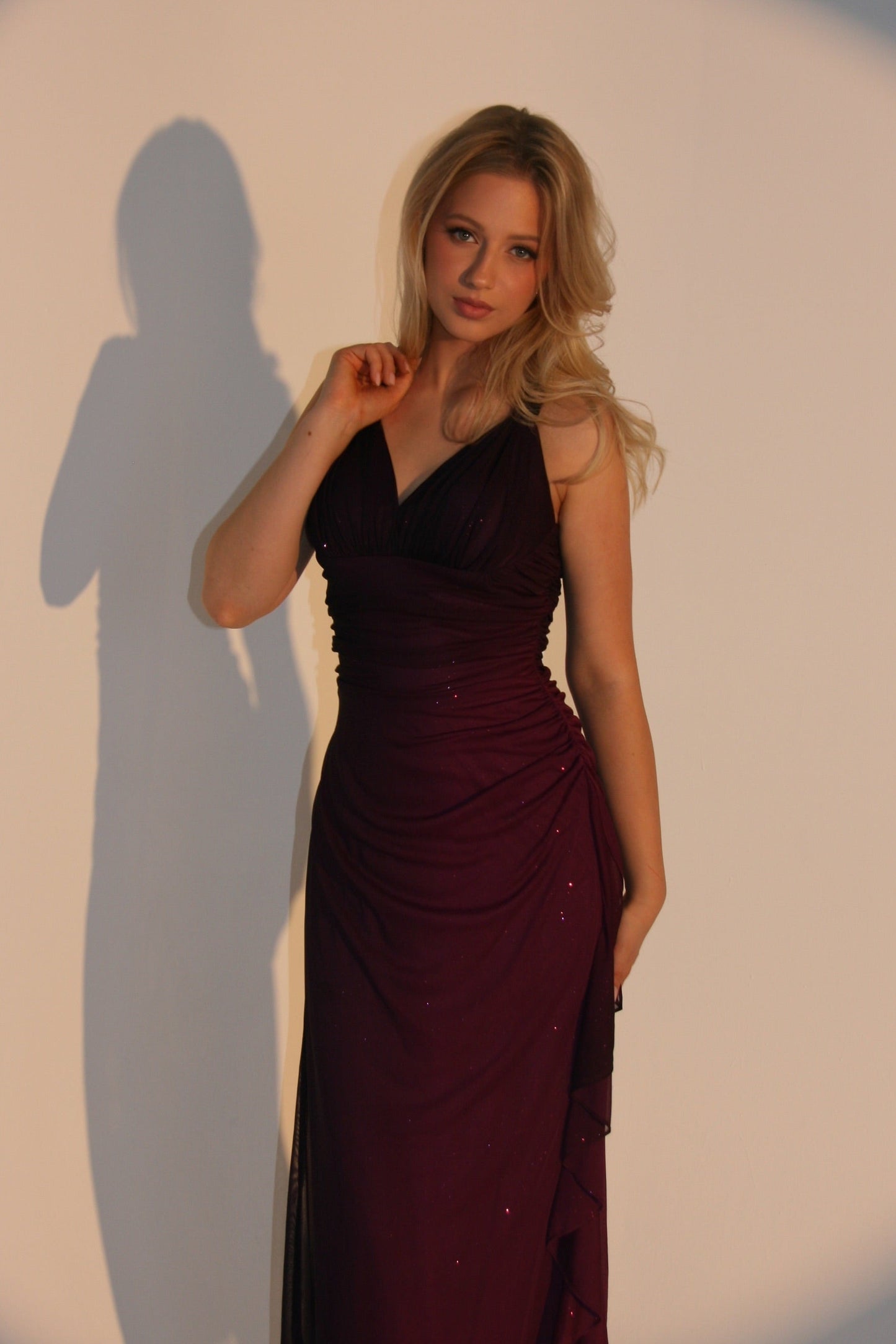 Sparkly Ombre Purple Vintage Dress