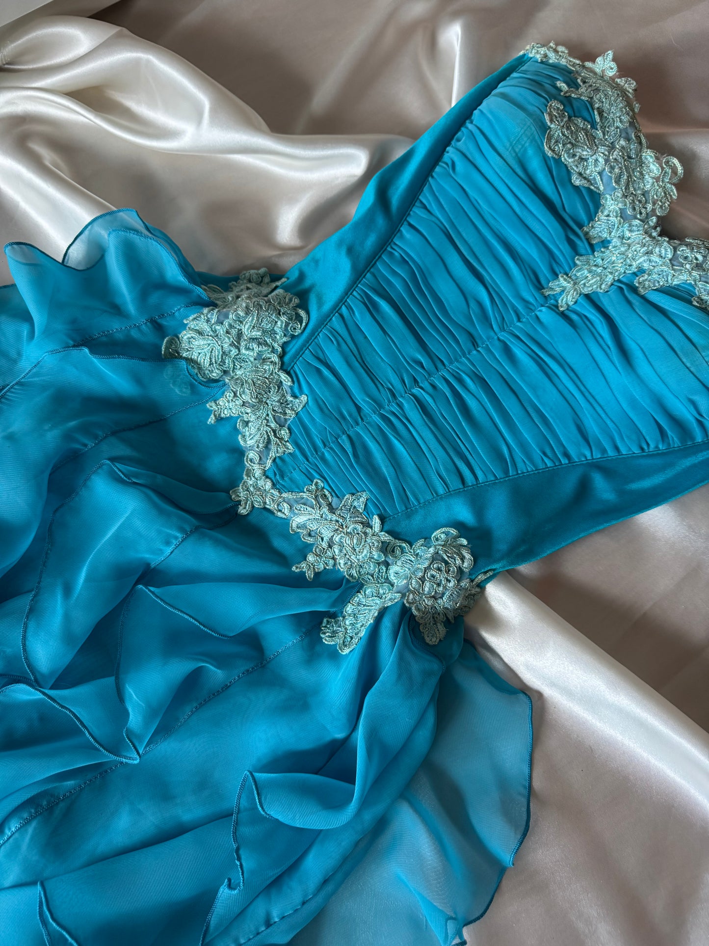 Catwalk Collection London Blue Corset Dress