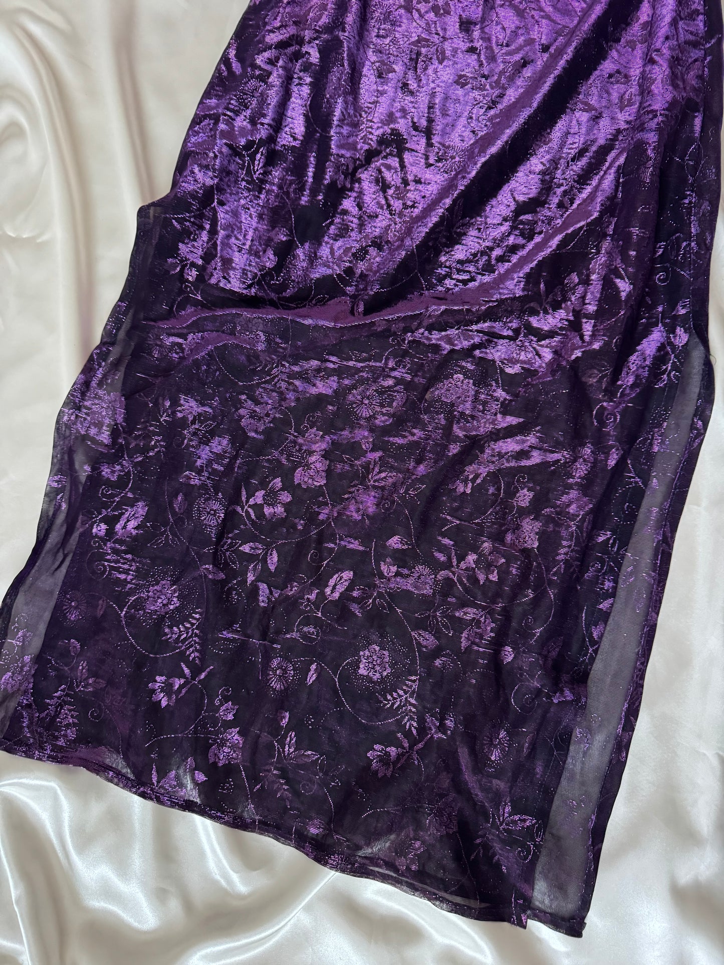 Purple Iridescent Dress