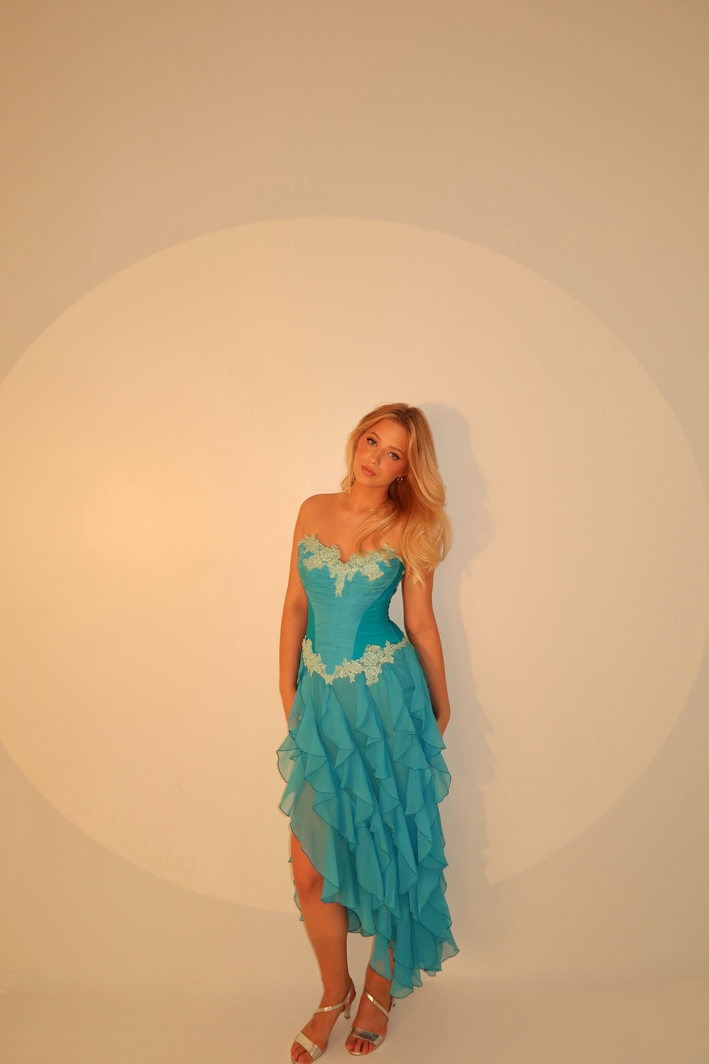Catwalk Collection London Blue Corset Dress